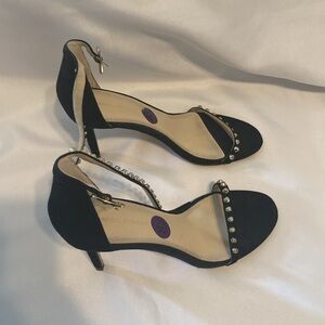 Marc Fisher  size 8.5 black suede sandals.  Great condition